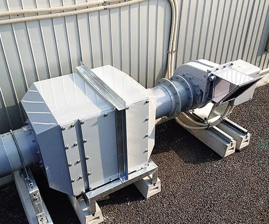 3-4470-01 Dry Scrubber Space-Saving Type 12m3/Min 700 x 515 x 500 UCP-12
