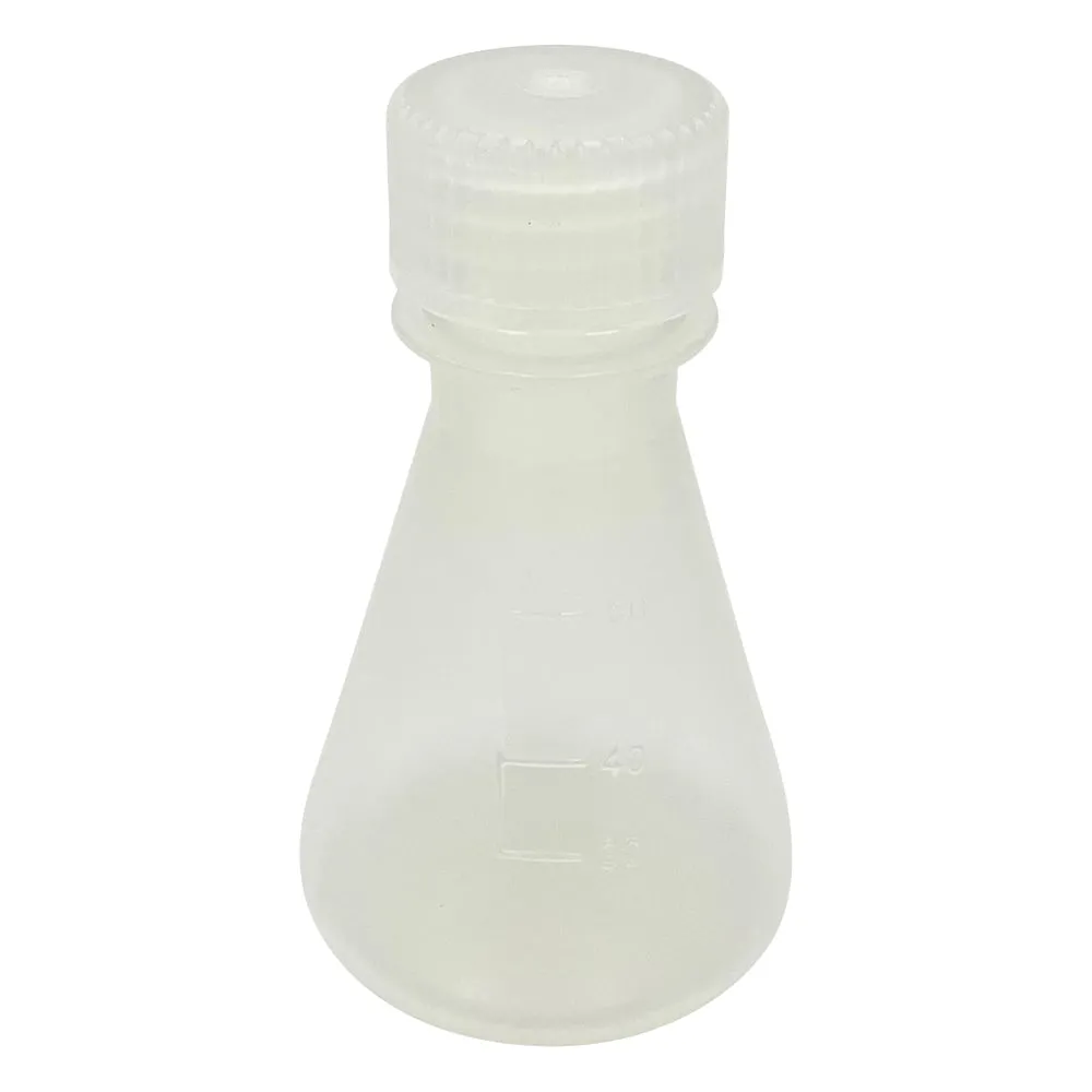 3-9954-01 PP Triangular Flask (With Screw Cap) 50mL PEF50