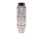 61-7649-26 Mold Temperature Control Fitting Straight R1/8 ASC10-601