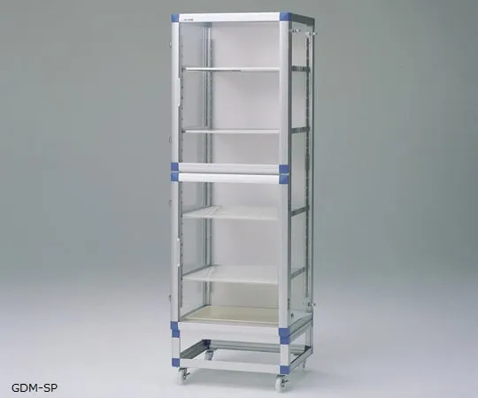 4-2566-01 Gas Substitution Desiccator (Magnet packing door specification) Reinforced Plastic 574 x 517 x 1765 mm GDM-SP