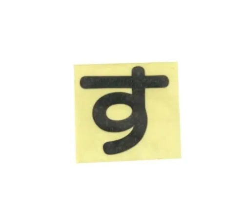 61-7395-81 Character Seal Black Su CL30B-
