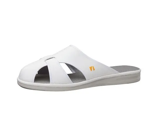 4-6149-01 Unisex Electrostatic Work Shoes Sandal Type PS-01 Light S White S PS-01LS-W-S