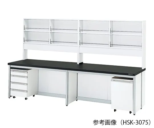 3-5753-21 Laboratory side bench (Frame Type) 1800 × 750 × 800/1800mm HSK-1875