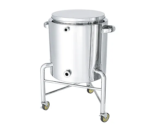 61-0751-11 Hopper Type Stainless Steel Jacket Container with Leg with Flat Lid 150L HT-ST-J-L-565