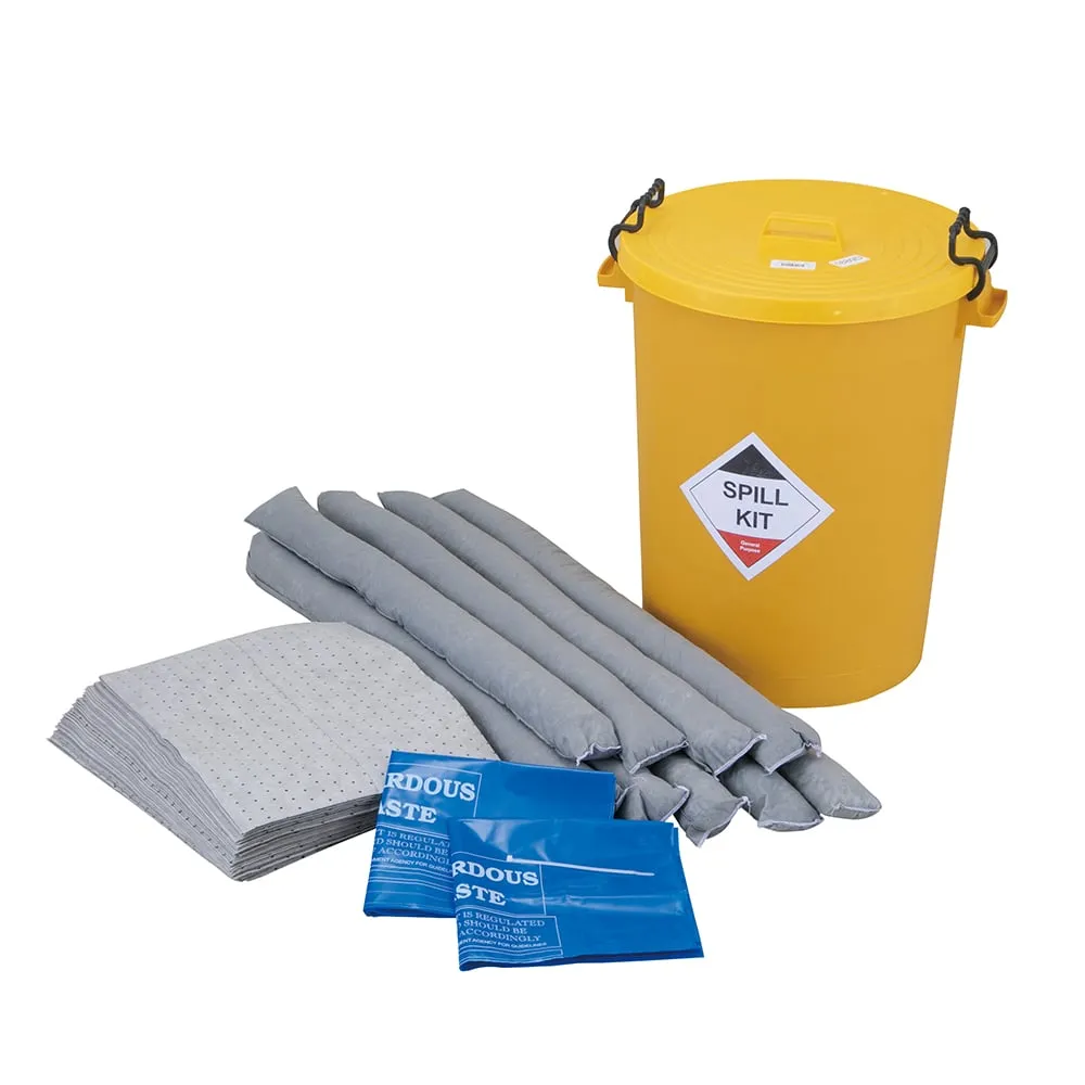 2-985-21 Emergency liquid absorption kit (for water, oil and solvents) GSK6E
