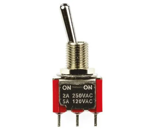 63-4610-97 RS PRO SPDT Toggle Switch, Latching, Panel Mount 394-459