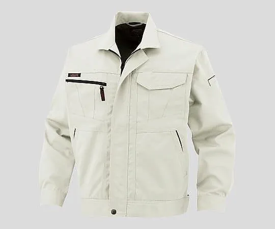 2-9942-01 Long Sleeve Work Jacket Antistatic M Platinum Silver A-1760