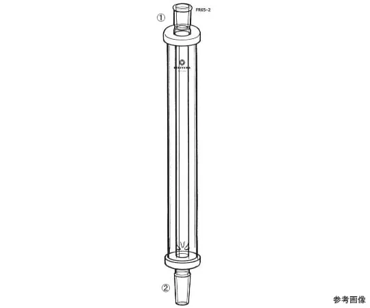 64-1064-73 fractionating tube with Jacket FR65-2-1