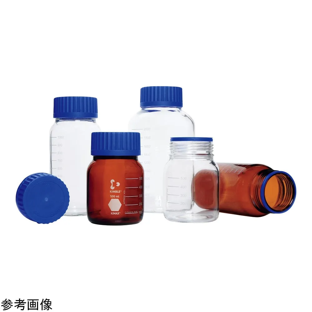 4-5035-01 Wide Mouth Screw Cap Bottle, GL 80 250 mL 14393-0250