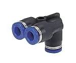 61-7637-93 Stainless Steel (SUS304) Fitting Union A φ4 PAU4SUS