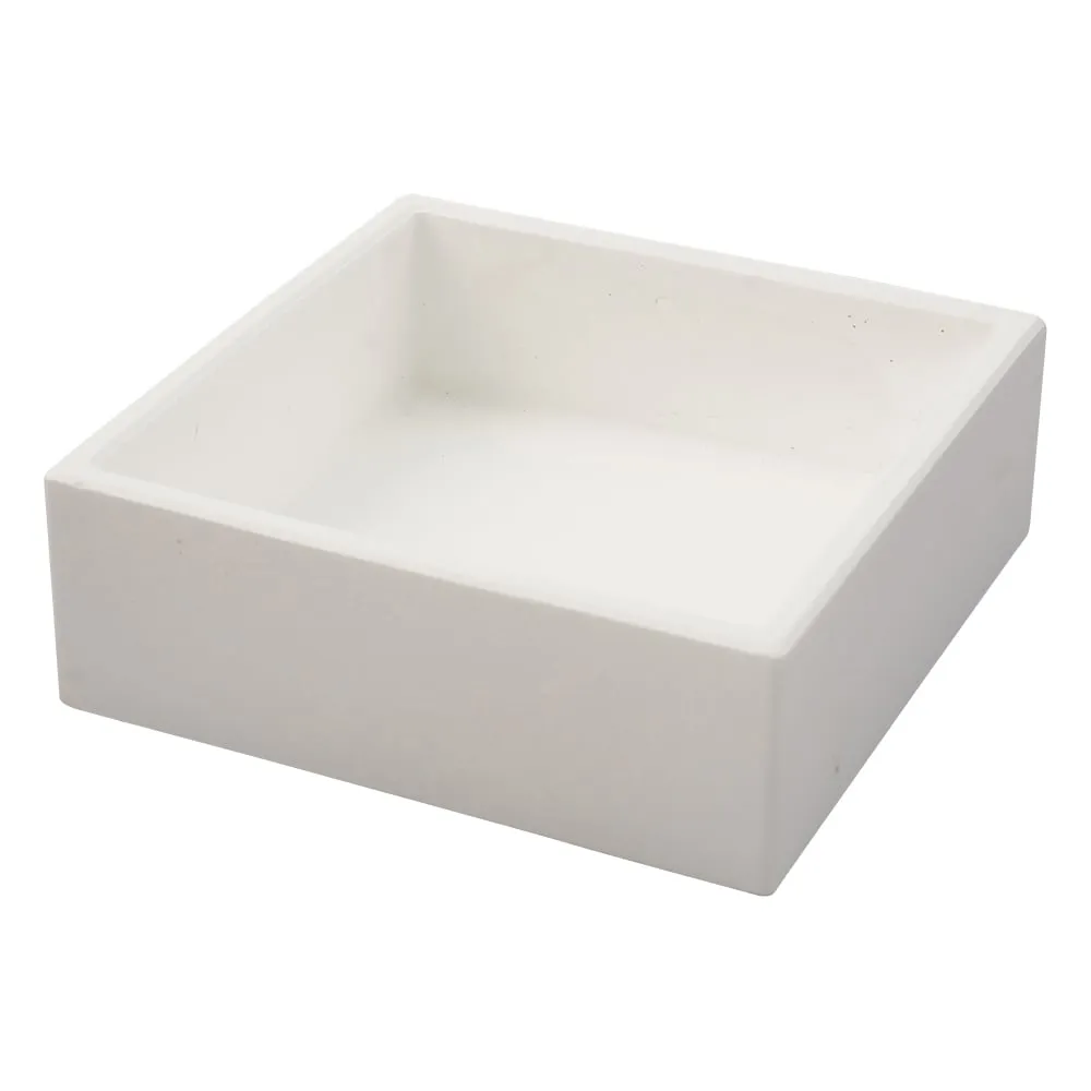 1-8784-02 Alumina 95 Crucible (Square) 220mL SQU-10035