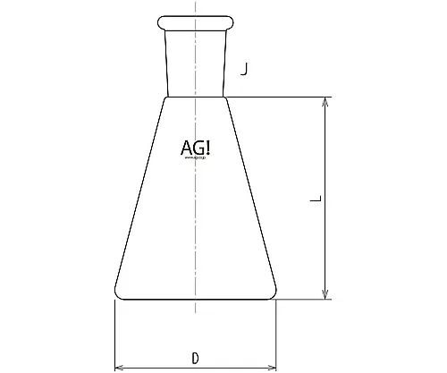 61-3629-32 Semi-Micro Erlenmeyer Flask 10mL 15/20 3250-010-1M