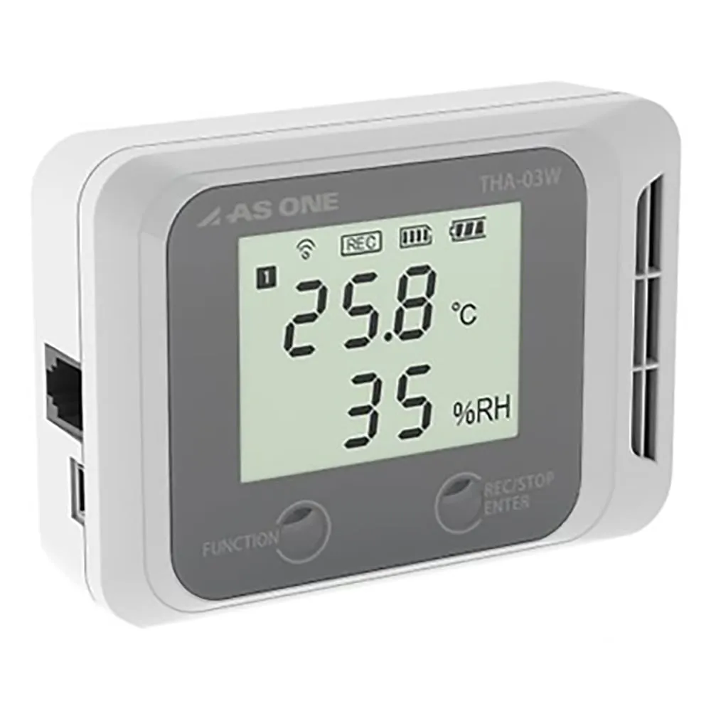 4-790-01 Digital Temperature And Humidity Logger (Large Monitor Wi-Fi Type) THA-03W