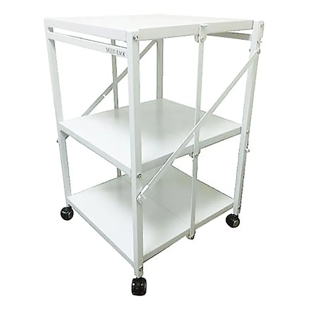 3-661-01 Folding Steel Rack (One-Touch Type) Shelf Board 3 Stages DS