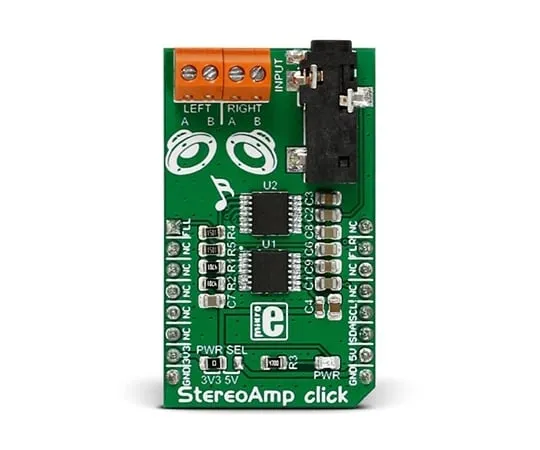68-2202-53　［Discontinued］MIKROE StereoAmp Click　DEV-18869