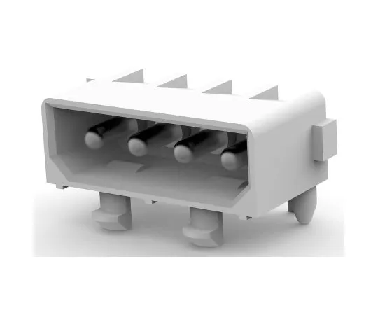 63-4638-75 Board Header 4 poles 1 row right angle wire to board 5.08 mm Maiten lock 641737-1