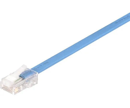 65-3409-35　［Discontinued］LAN Cable Cat5e Flat 30 m Blue with Unbroken Claws　BL5EF300BL