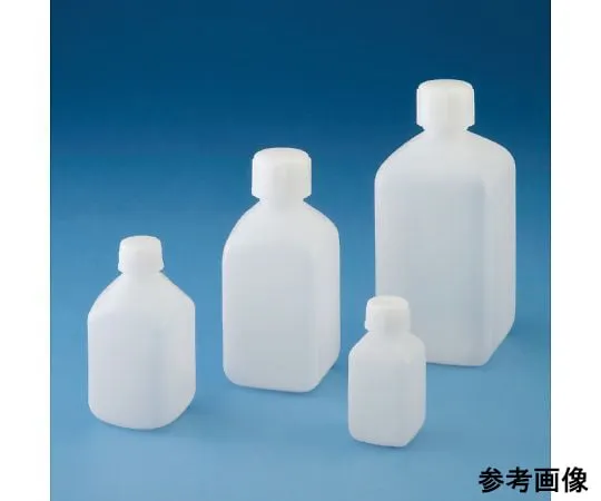 65-9036-53 Standard Bottle Square Narrow Mouth (Natural) 100mL Sterilized 200pcs 1129-01