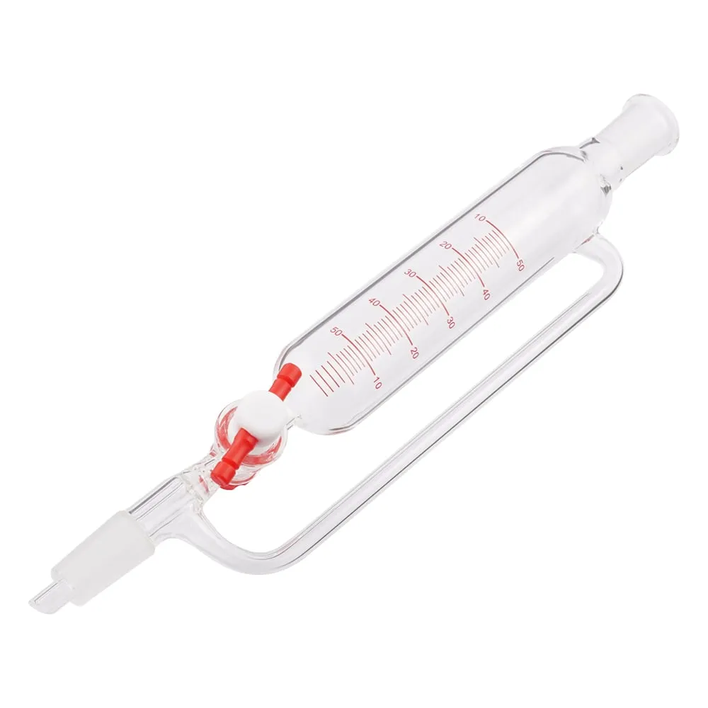 4-459-01 Cylindrical Separatory Funnel (Balance Type PTFE Cock) 60mL