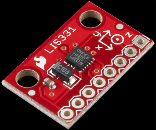 67-0455-36　［Discontinued］SparkFun Triple Axis Accelerometer Breakout - LIS331　SEN-10345