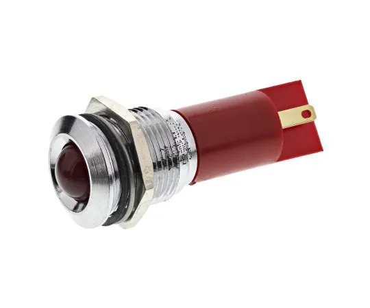 63-4585-08 RS PRO Red Indicator, 12 V, 16mm Mounting Hole Size, Solder Tab Termination 203-919