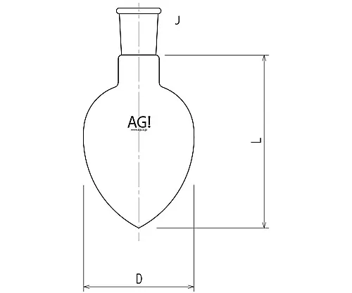 61-3626-37 Semi-Micro Pear-Shaped Flask 5mL 15/20 3230-005-1M
