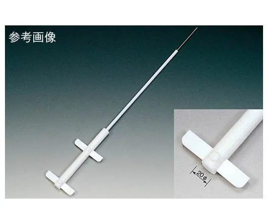 62-7029-49 Iron Core PTFE Coated Stirring Rods (2-Row Type) (Total Length 565 x Blade Width 80) NR2165-001