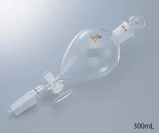 1-4343-01 Common Sliding Round Separatory Funnel with Glass Cock 100mL CL0504-02-10