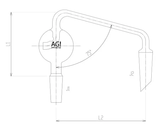 62-2095-85 Kjeldahl Type Trap Ball 2594-1L-200