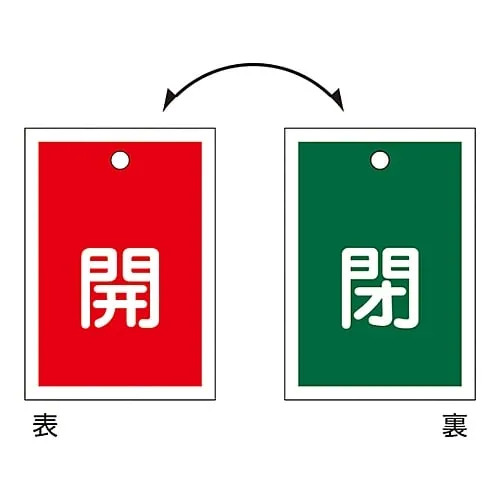 61-3399-61 Valve Opening and Closing Tag Open (Red) / Closed (Green) Special 15-57 155150