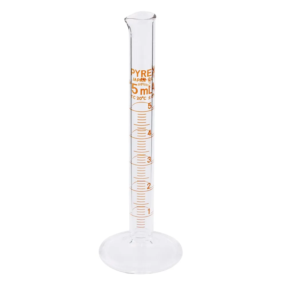 62-4865-16-20 PYREXR JIS Graduated Cylinder 5mL with Calibration Certificate 3022JIS-5