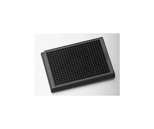 61-4689-12 384 Well Solid Plate Polypropylene Black Round-Bottom No Processing No Sterilization without Cover 3658