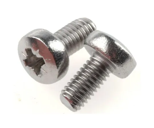 63-4640-23 RS PRO, M3 Pan Head, 6mm Stainless Steel Pozidriv A2 304 Plain 528-738