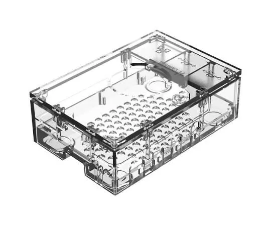 64-5643-64　［Discontinued］Raspberry Pi 4 Model B Case (clear)　ASM-1900136-01