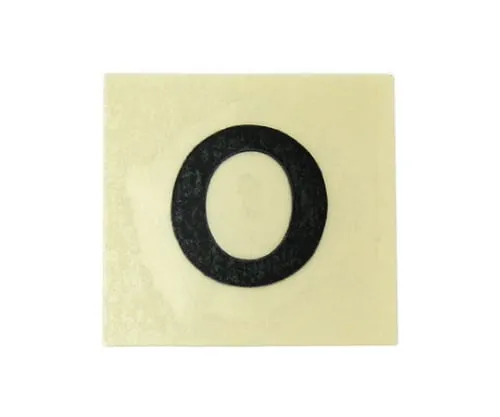 61-7398-06 Character Seal Black English O 15mm CL15B-O