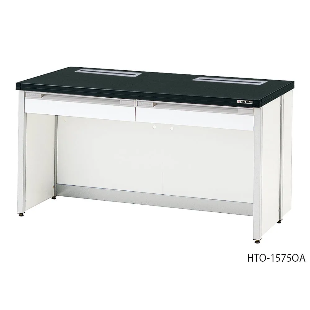 4-5540-01 Side Laboratory Table (Frame Type, with Power Tap Storage Space, with Drawer) 600 x 750 x 800 mm HTO-675OA