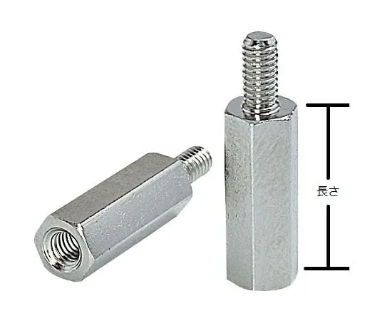 3-9670-01 Hexagon Male/Female Screw Spacer (M Type) Bronze (Ni Plating) 10 Pieces MB3-5