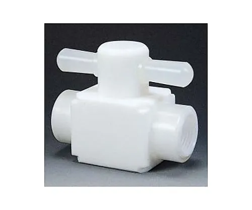 61-3527-37 Fluorocarbon Resin Female Two-Way Valve Injection Type RC1/4 NR0006-01
