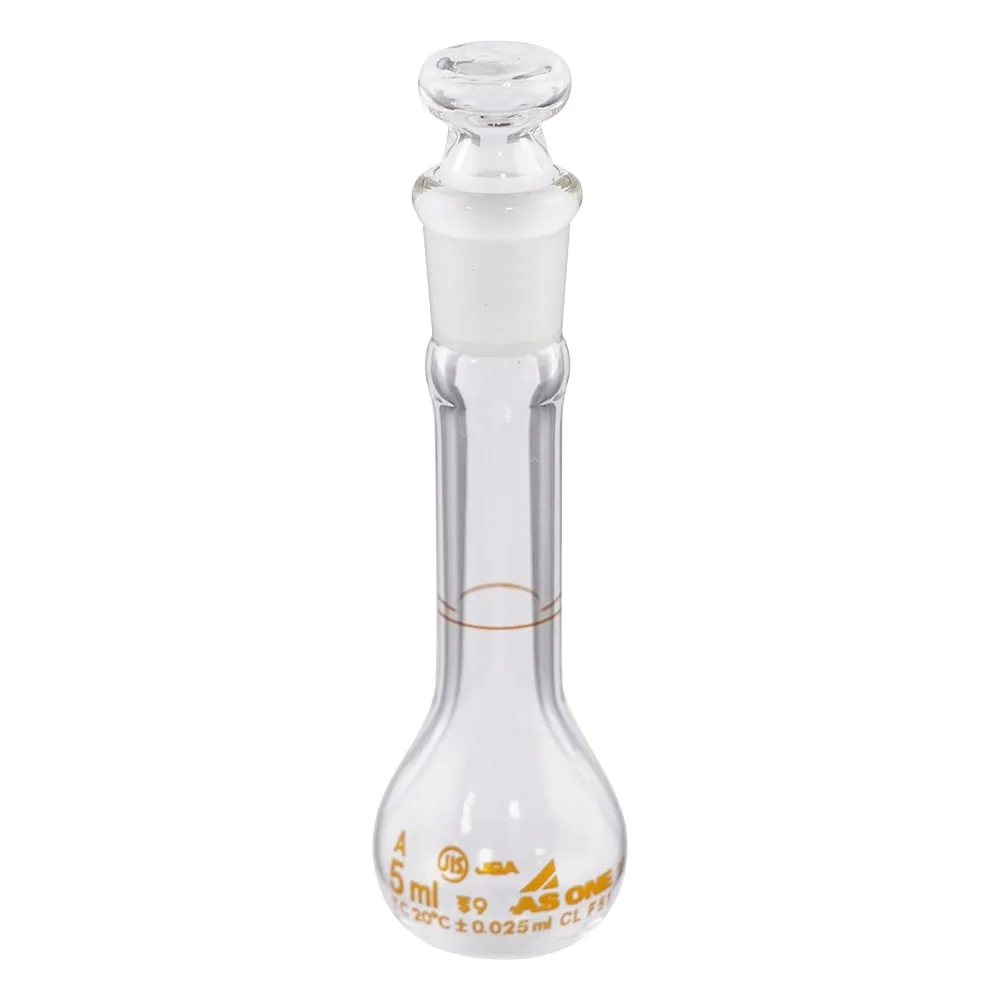 1-8564-01-56 Volumetric Flask White 5 mL with English Calibration Certificate