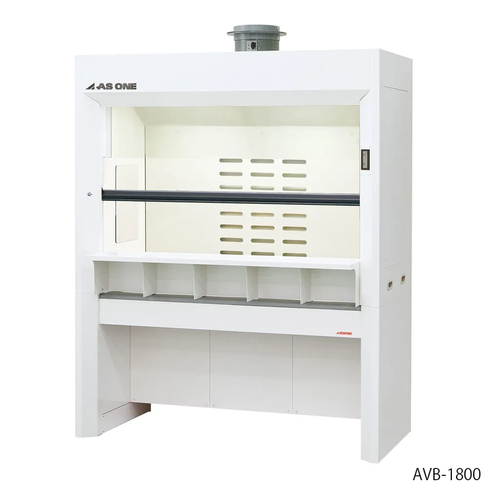 3-3984-21 Fume Hood (Heat Resistant, Acid Degradation Type) 1200 x 830 x 2250 mm AVB-1200