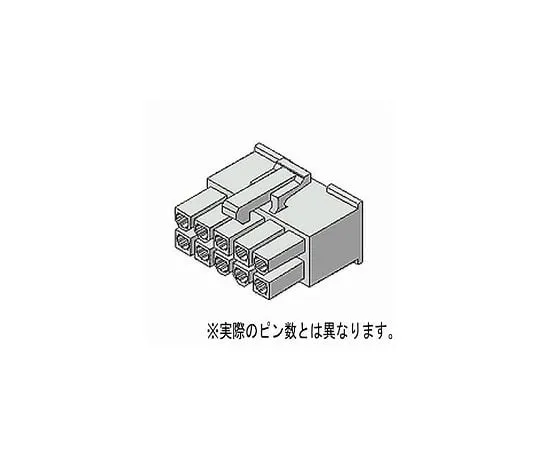 63-3134-19 4.2 mm Pitch New Mini Fit Receptacle Housing Number 2 (10 Pieces) 5557-02R-210