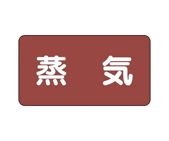 62-6158-40 JIS Piping Identification Sticker AS Type Steam (Medium) 1 Set (10 Pieces) AS-2L
