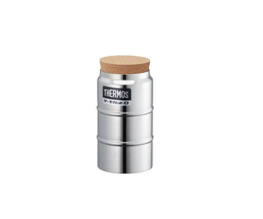 3-5121-11 Stainless Steel Dewar Bottle (2 Layer Structure) 300mL with Plug D-301