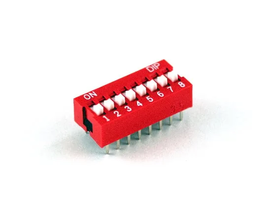 63-3056-04 DIP Switch 8 Pole DS-08-V