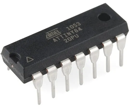 67-0430-04　［Discontinued］AVR 14 Pin 20MHz 8K 12A/D - ATtiny84　COM-11232