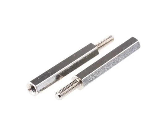63-4588-69 RS PRO Brass Hex Standoff, Male/Female, 30mm, M3 x M3 221-178
