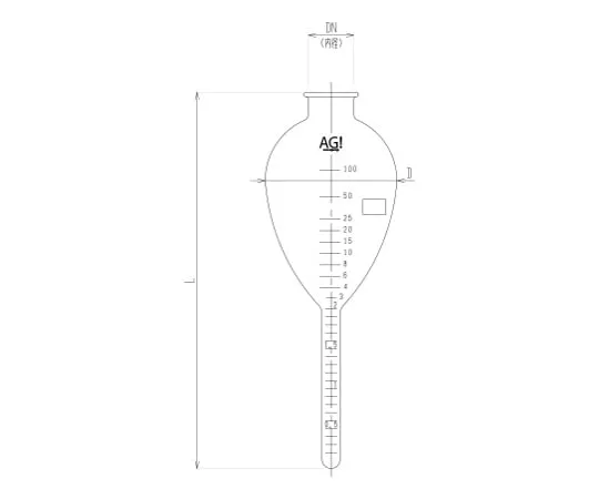 64-9048-75 Precipitation Tube 100 mL 4712-100
