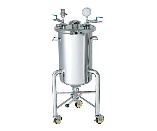 3-153-01 Stainless Steel Pressurized Vessel (Pressurization Unit With Casters) 10L PCN-F-L-10-UT