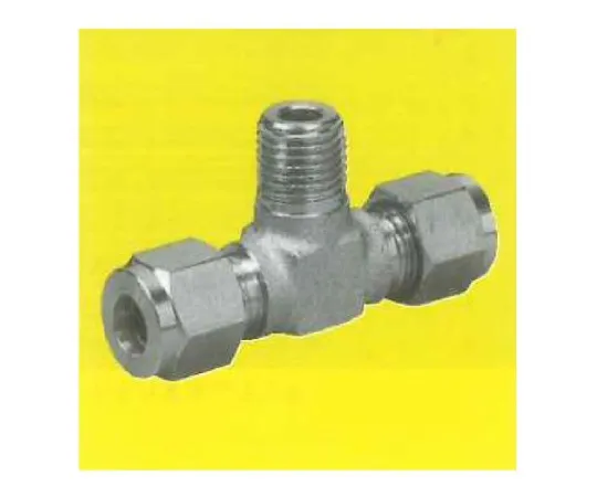 62-7089-58 PTFE Electroless Coated Stainless Steel SUS316 USL Double-***ed Cheese Union (Millimeters) 3φ x PT 1/8 with 5 pieces 00N-067-01 00N-067-01