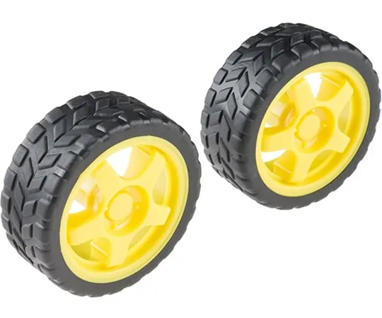 68-2030-02 Wheel -65 mm(Rubber Tire, Pair) ROB-13259